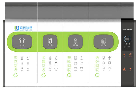 智能垃圾分類回收箱
